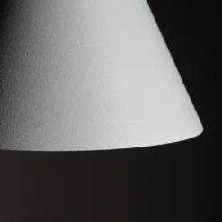 Lámpara colgante ZENITH, blanca, Ø 11 cm, metal, GU10