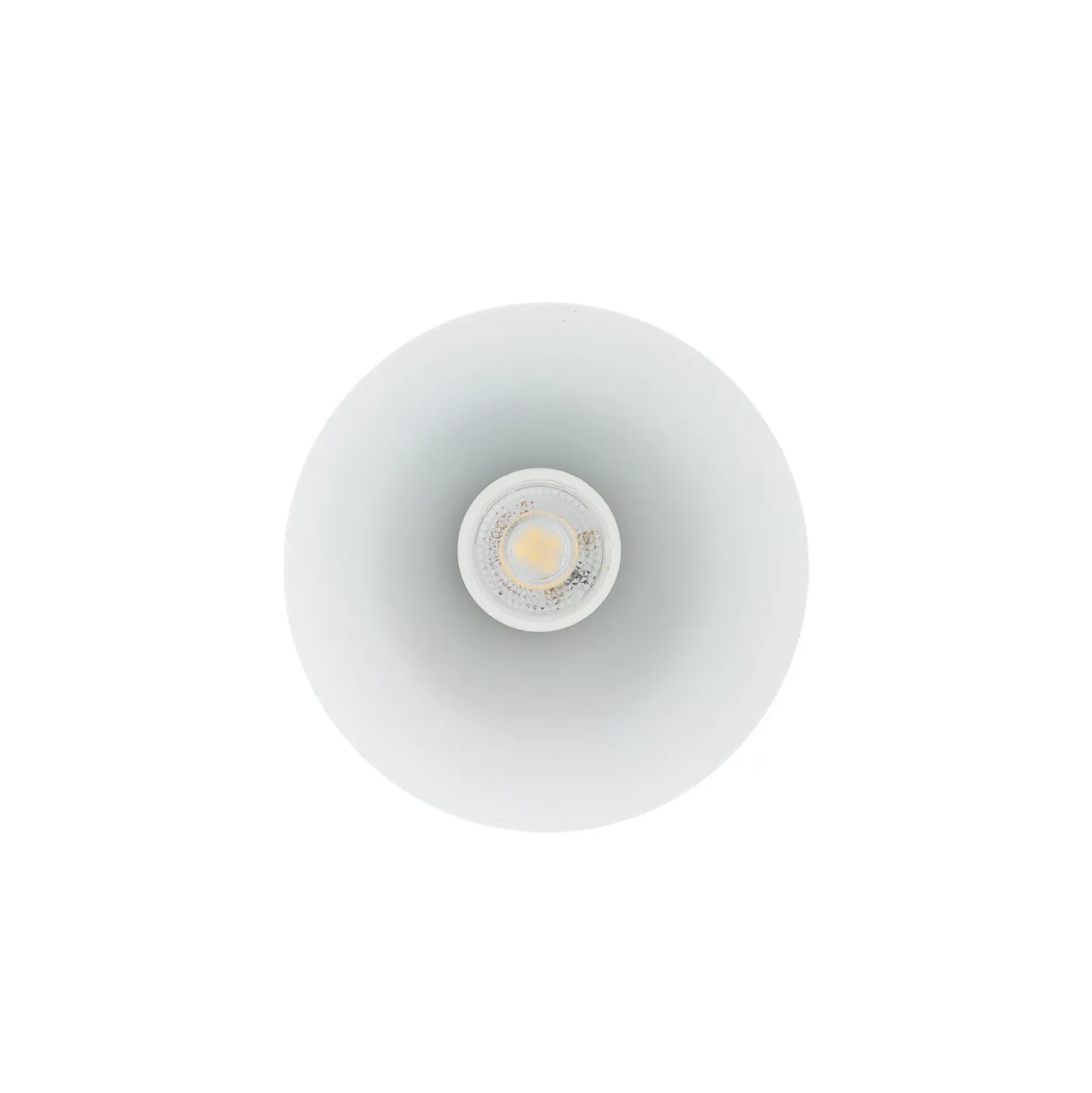 Lámpara colgante ZENITH, blanca, Ø 11 cm, metal, GU10