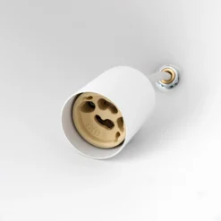 Lámpara colgante ZENITH, blanca, Ø 11 cm, metal, GU10