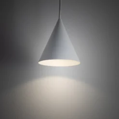 Lámpara colgante ZENITH, blanca, Ø 11 cm, metal, GU10