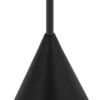 Lámpara colgante ZENITH, negra, Ø 11 cm, metal, GU10