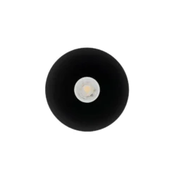Lámpara colgante ZENITH, negra, Ø 11 cm, metal, GU10