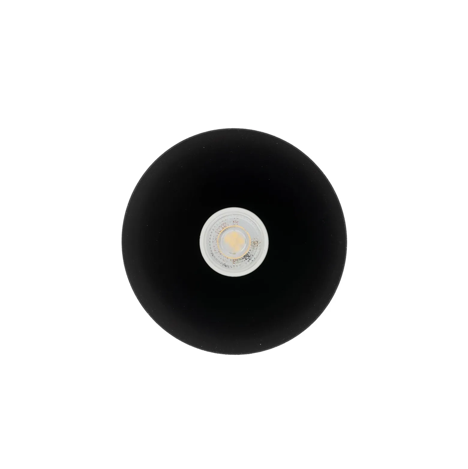 Lámpara colgante ZENITH, negra, Ø 11 cm, metal, GU10