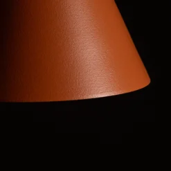 Lámpara colgante ZENITH, terracota, Ø 11 cm, metal, GU10