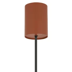 Lámpara colgante ZENITH, terracota, Ø 11 cm, metal, GU10