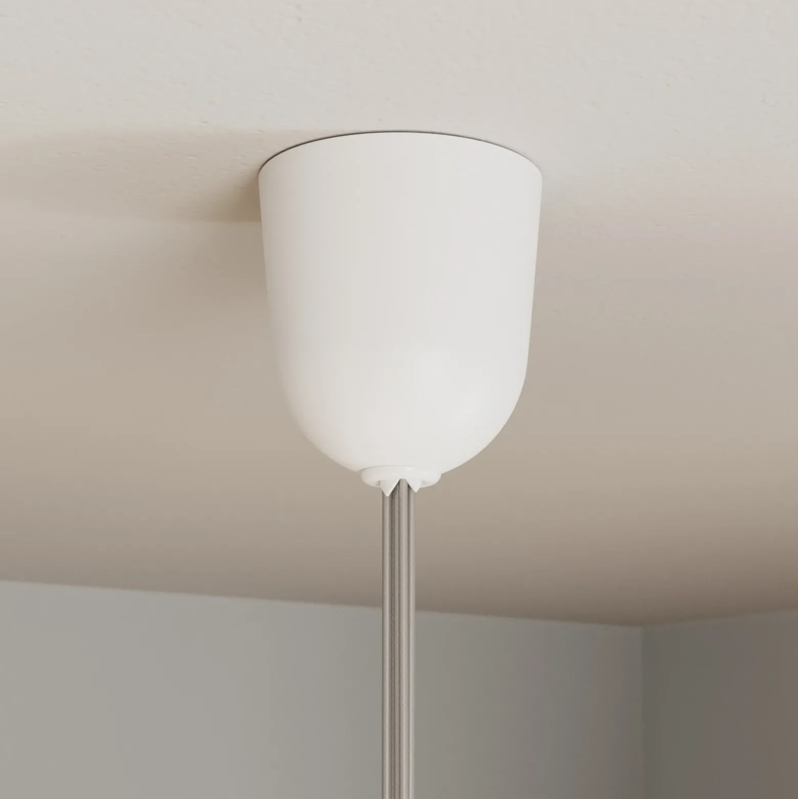Lámpara colgante Zsofia, 3 luces, blanco/amarillo