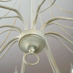 Lámpara de araña Antonina, 8 brazos, con cadena
