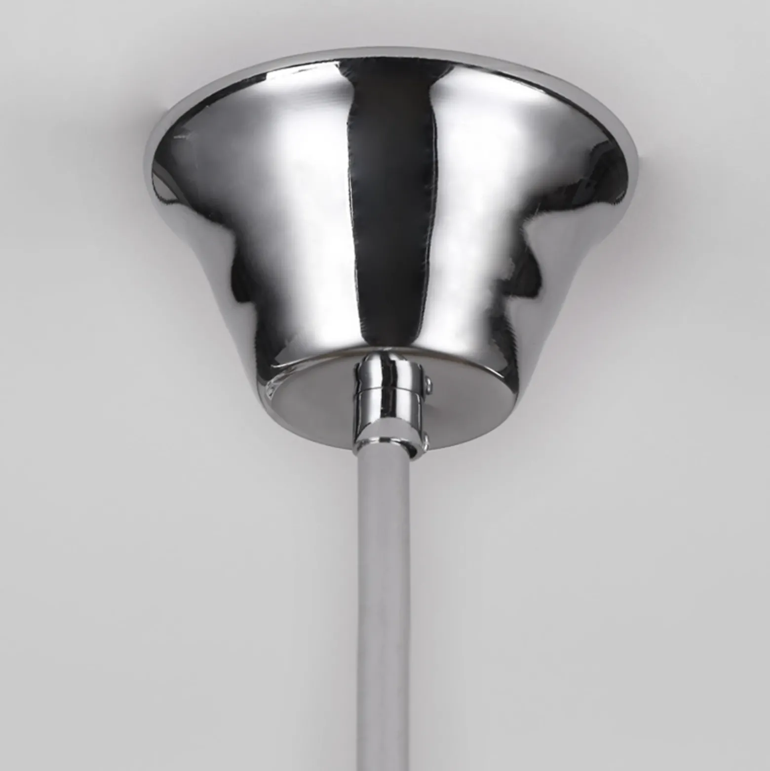 Lámpara de araña Casparia de Lindby, color cromo, cristal, E14