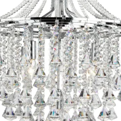 Lámpara de araña Dorchester, cristal, 5 luces, Ø 64 cm, E14