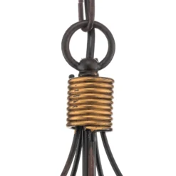 Lámpara de araña Fiamma Marrone 5 luces sin pantallas