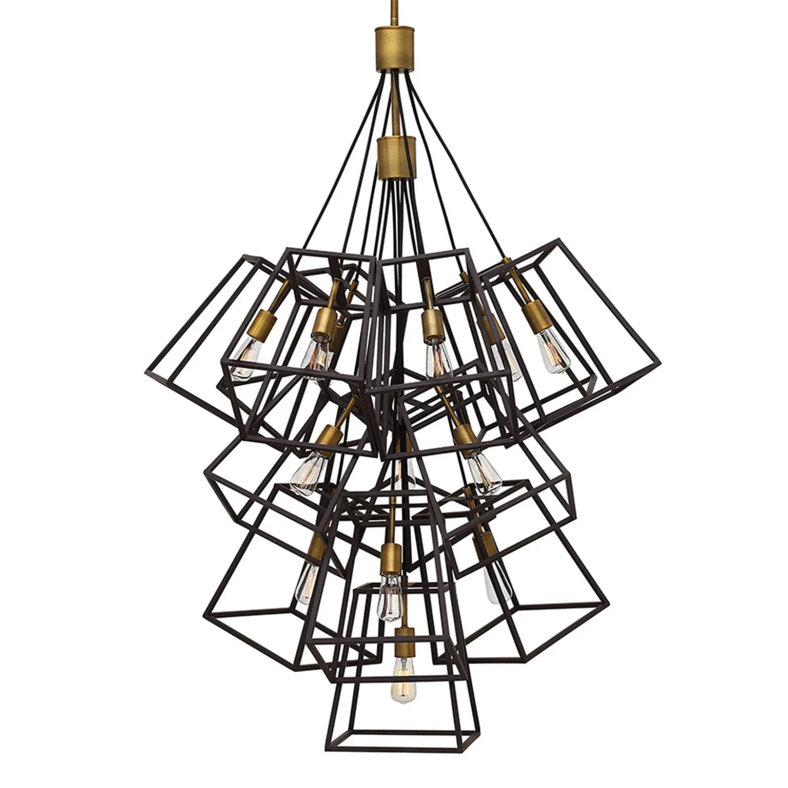 Lámpara de araña Fulton, 13 luces