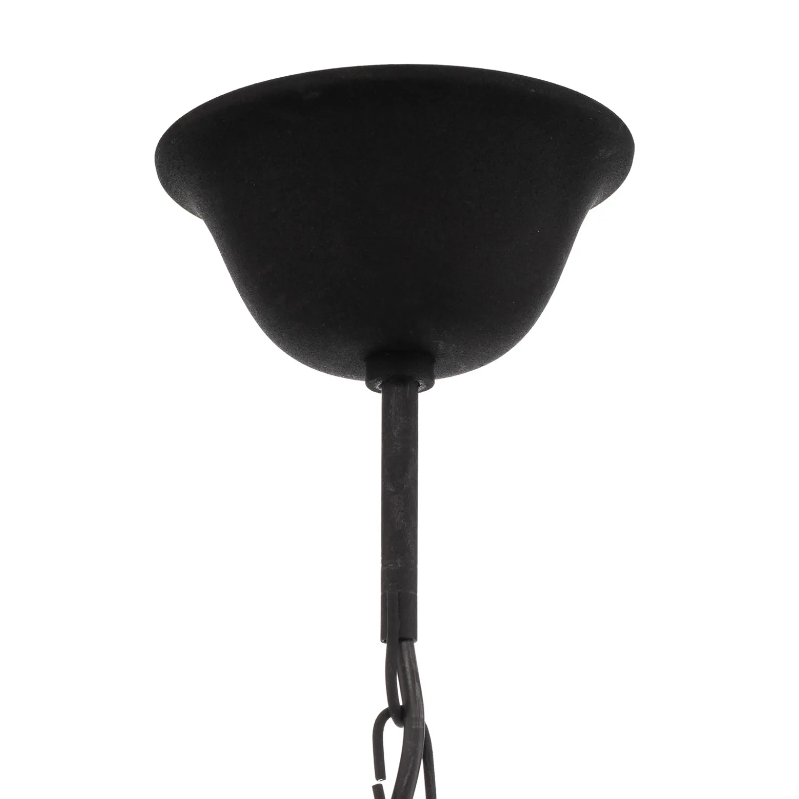Lámpara de araña Kandela, 8 luces, negro