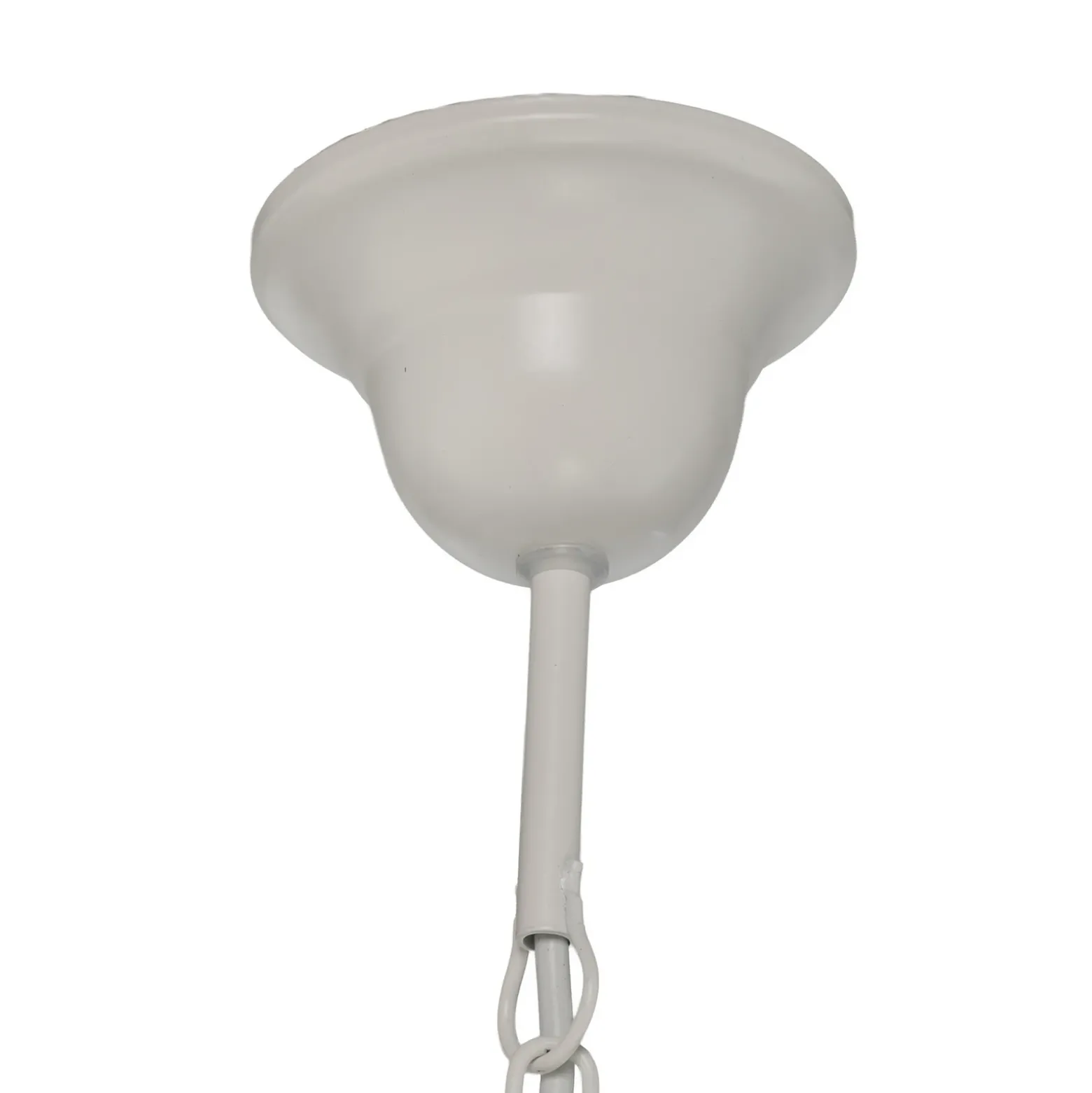 Lámpara de araña Malbo, blanca, metal, 8 luces, E14