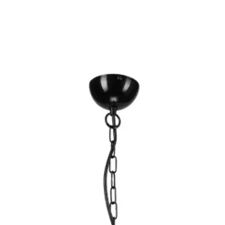 Lámpara de araña Malou, 5 luces, negro