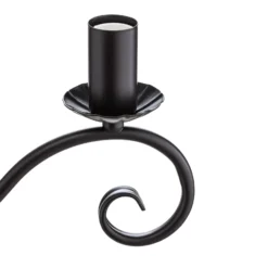 Lámpara de araña Mauro, negra, 5 luces, Ø 62 cm, metal, E14