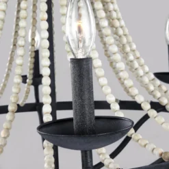 Lámpara de araña Nori, 6 luces