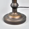 Lámpara de banquero Verda, base marrón envej.