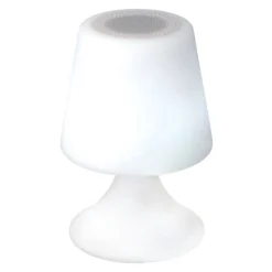 Lámpara decorativa LED Curbi con altavoz Bluetooth