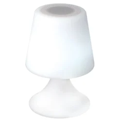 Lámpara decorativa LED Curbi con altavoz Bluetooth