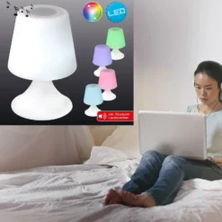 Lámpara decorativa LED Curbi con altavoz Bluetooth