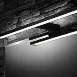 Lámpara de espejo LED Dun Brilo, IP44, ancho 60 cm
