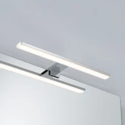 Lámpara de espejo LED Evie de Paulmann, cromada, 40 cm, IP44