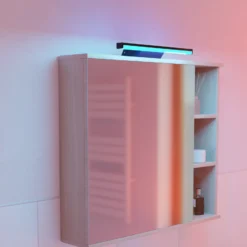 Lámpara de espejo LED inteligente EGLO connect Regello-Z, negro