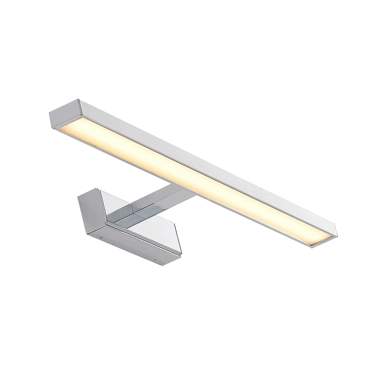 Lámpara de espejo LED Jukka de Lindby, 60 cm, cromo, metal, IP44