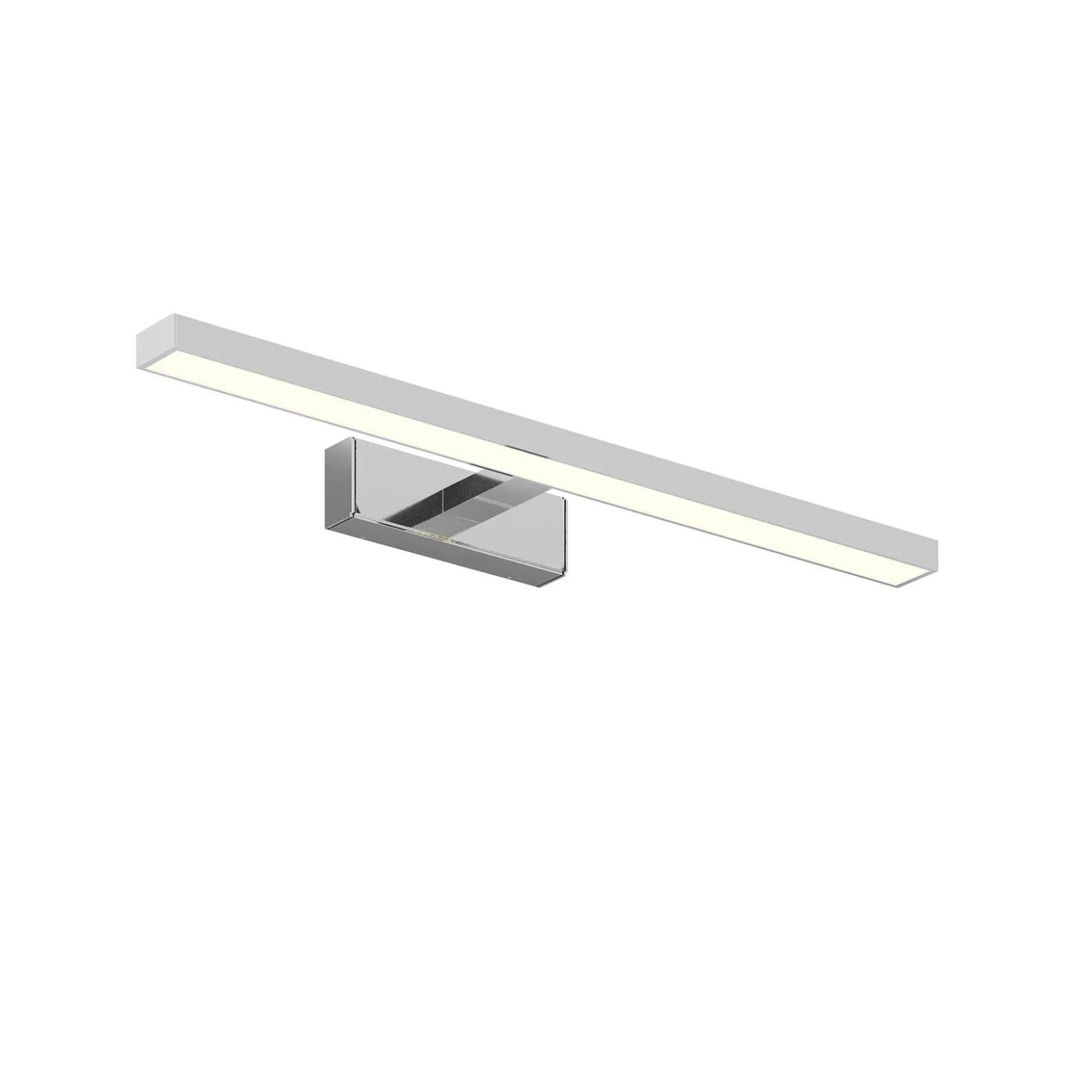 Lámpara de espejo LED Jukka de Lindby, 60 cm, cromo, metal, IP44