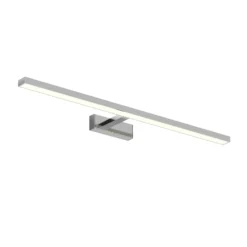 Lámpara de espejo LED Jukka de Lindby, 90 cm, cromo, metal, IP44