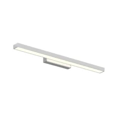 Lámpara de espejo LED Lindby Alenia, 60 cm, cromo, aluminio, IP44
