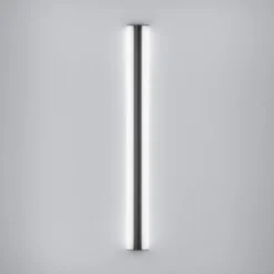 Lámpara de espejo LED LOOM de Helestra, longitud 120 cm, negro, IP44