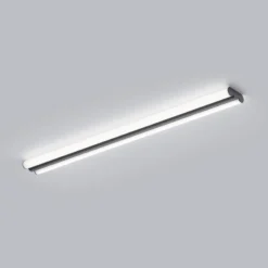 Lámpara de espejo LED LOOM de Helestra, longitud 120 cm, negro, IP44