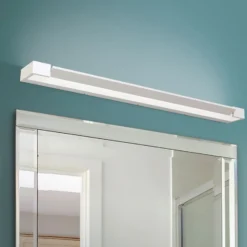 Lámpara de espejo LED Marilyn, blanco, 90 cm