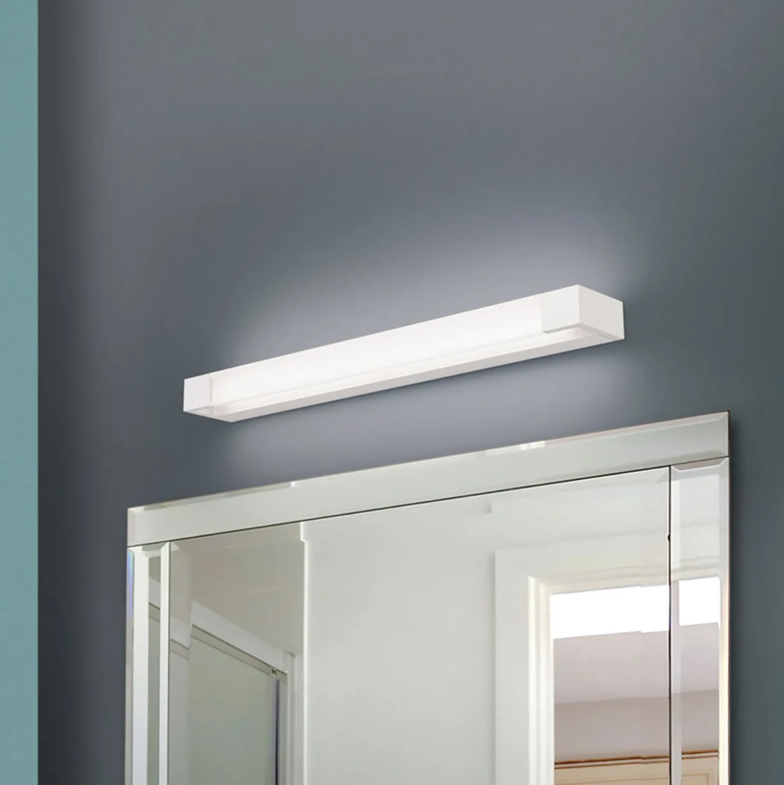 Lámpara de espejo LED Marilyn 57 cm blanco