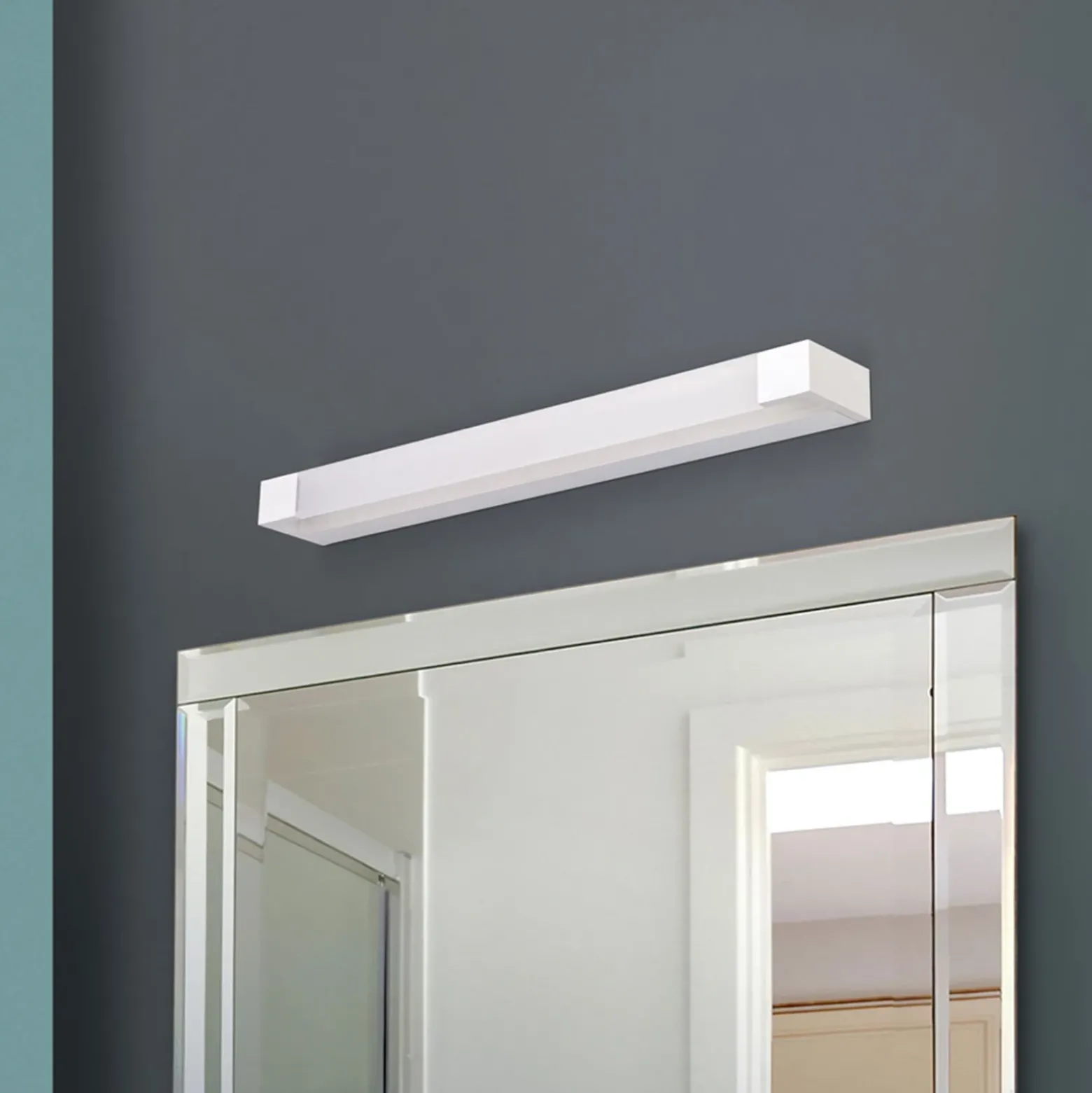 Lámpara de espejo LED Marilyn 57 cm blanco