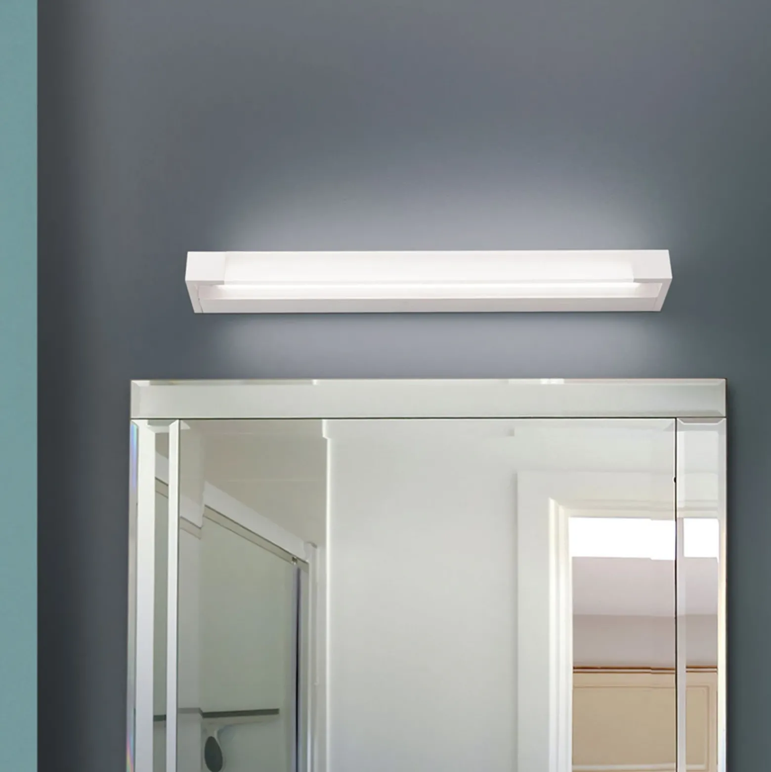 Lámpara de espejo LED Marilyn 57 cm blanco