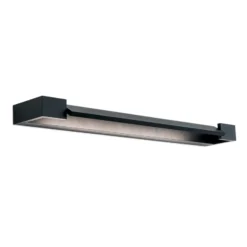 Lámpara de espejo LED Marilyn en negro, ancho 60cm