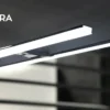 Lámpara de espejo LED Pandora, cromo, ancho 30,8 cm