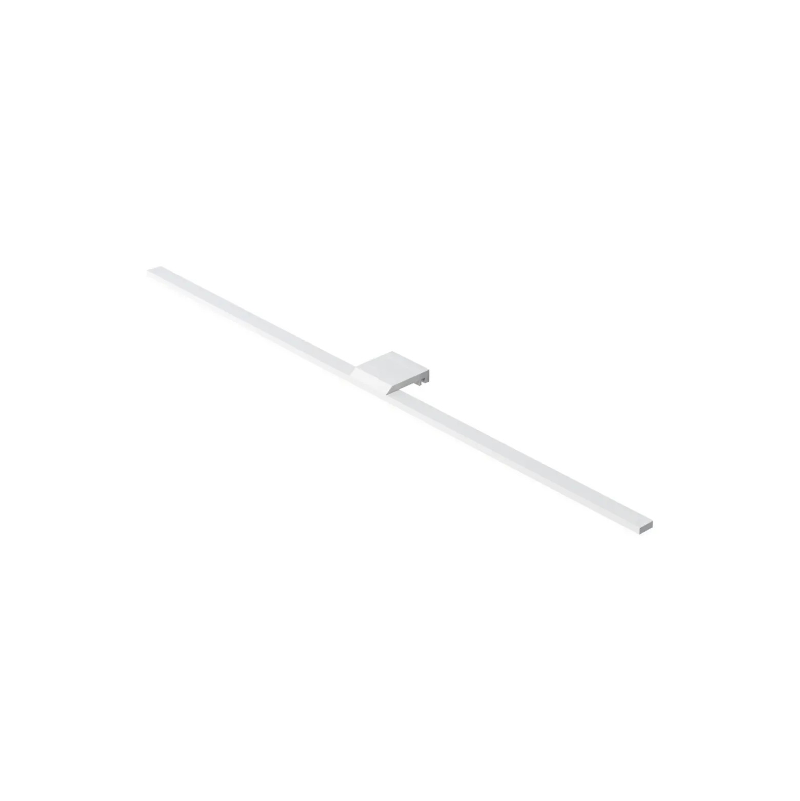 Lámpara de espejo LED Triga, IP44, blanco, 80cm, 3.000K