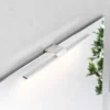 Lámpara de espejo LED Triga IP44, cromo, 40cm, 4.000K