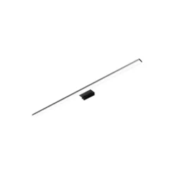 Lámpara de espejo LED Triga IP44 negro 60cm, 4.000K