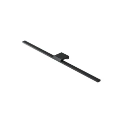 Lámpara de espejo LED Triga IP44 negro 60cm, 4.000K