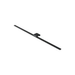 Lámpara de espejo LED Triga IP44 negro 80cm, 3.000K