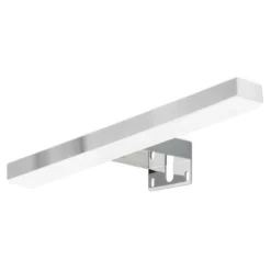 Lámpara de espejo LED Veronica, ancho 30 cm, cromo
