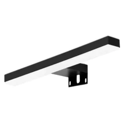 Lámpara de espejo LED Veronica, ancho 30 cm, negro
