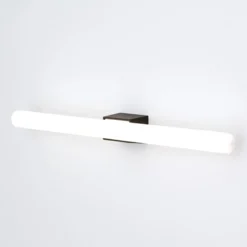 Lámpara de espejo LED Visagist, soporte negro