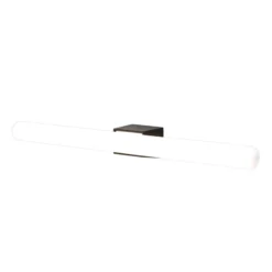 Lámpara de espejo LED Visagist, soporte negro