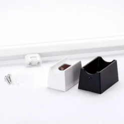Lámpara de espejo LED Visagist, soporte negro
