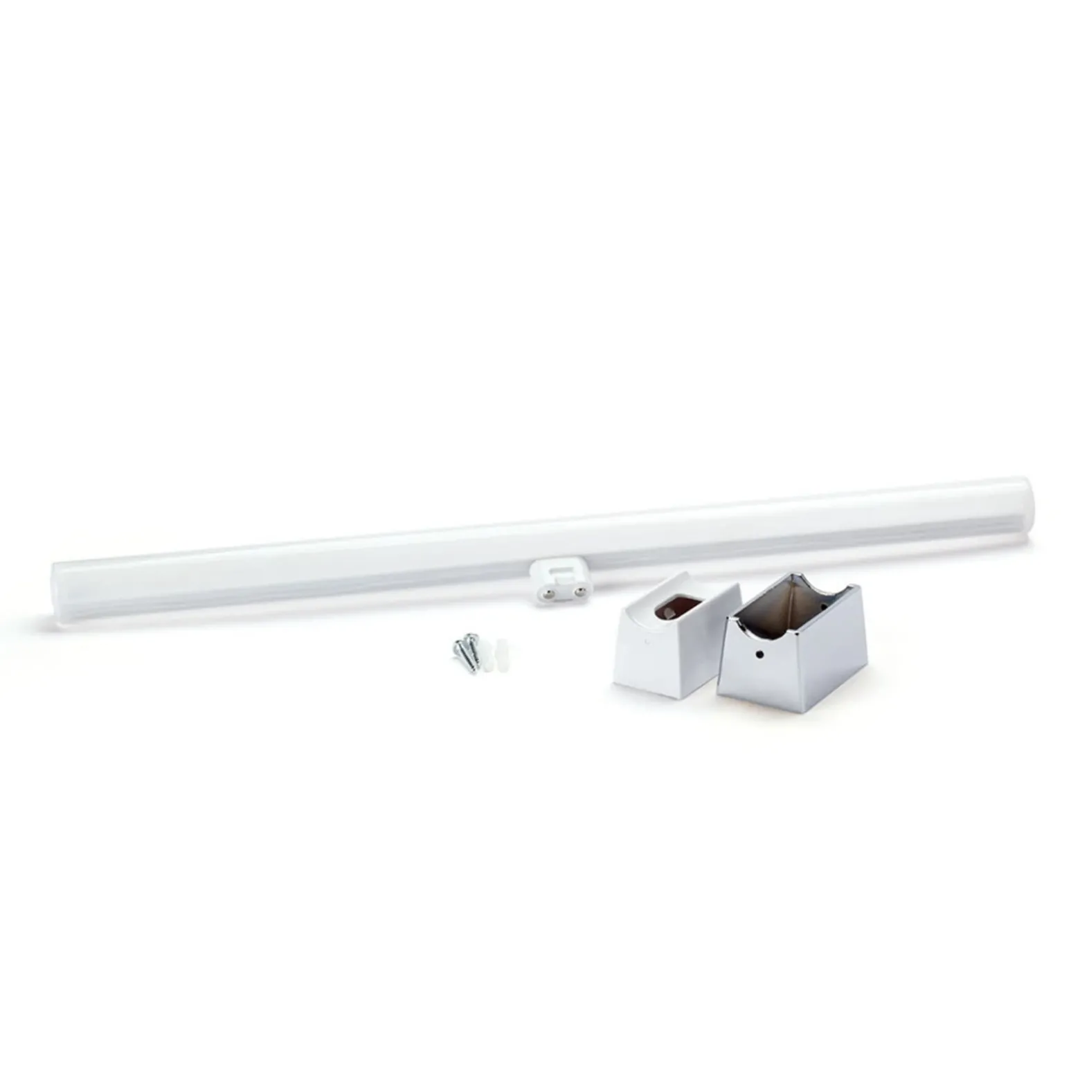 Lámpara de espejo LED Visagist, soporte cromo